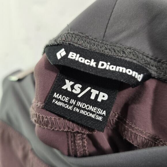 Black Diamond Pants Womens XS Purple Gray Climbing Alpine Light Fig Stretchy - Picture 3 of 12